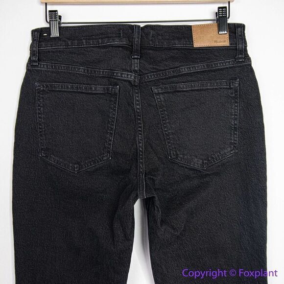 NEW Madewell The Mid-Rise Perfect Vintage Jeans Clean Black Wash, 26 - Picture 9 of 15
